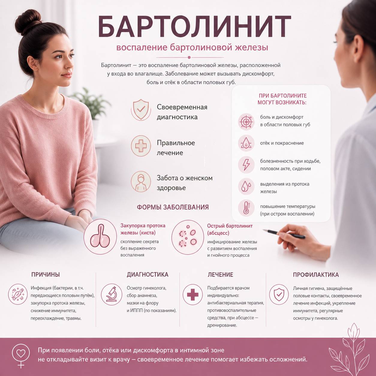 Бартолинит у женщин